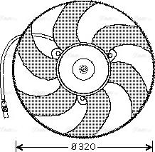 Ava Quality Cooling CN 7519 - Fan, radiator www.avaruosad.ee