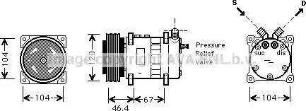 Ava Quality Cooling CN K210 - Compressor, air conditioning www.avaruosad.ee