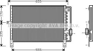 Ava Quality Cooling CR 5014 - Condenser, air conditioning www.avaruosad.ee