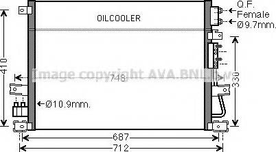 Ava Quality Cooling CR5124 - Конденсатор, кондиционер www.avaruosad.ee