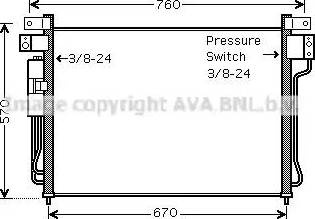 Ava Quality Cooling DN5299D - Condenser, air conditioning www.avaruosad.ee