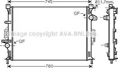 Ava Quality Cooling FD 2422 - Radiators, Motora dzesēšanas sistēma www.avaruosad.ee
