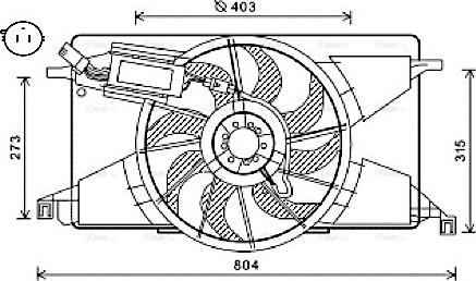 Ava Quality Cooling FD7565 - Fan, radiator www.avaruosad.ee