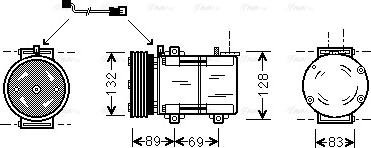 Ava Quality Cooling FDAK290 - Kompressor,kliimaseade www.avaruosad.ee