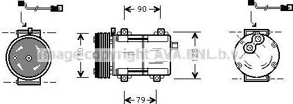 Ava Quality Cooling FD K280 - Kompressor,kliimaseade www.avaruosad.ee