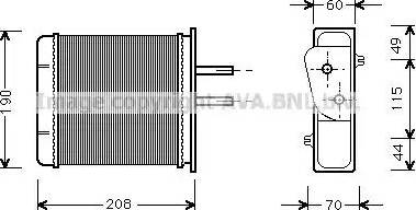Ava Quality Cooling FT 6150 - Heat Exchanger, interior heating www.avaruosad.ee