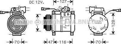 Ava Quality Cooling IV K076 - Compressor, air conditioning www.avaruosad.ee