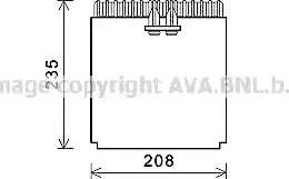 Ava Quality Cooling IVV133 - Evaporator, air conditioning www.avaruosad.ee