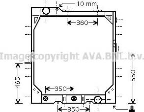 Ava Quality Cooling ME2195 - Radiaator,mootorijahutus www.avaruosad.ee