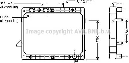 Ava Quality Cooling ME2121 - Радиатор, охлаждение двигателя www.avaruosad.ee