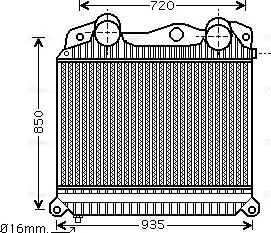 Ava Quality Cooling MN4076 - Intercooler, charger www.avaruosad.ee