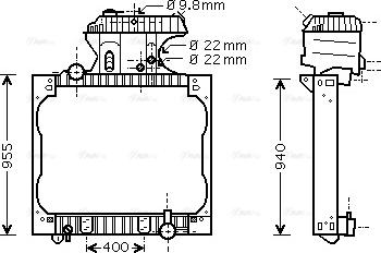 Ava Quality Cooling MN 2043 - Radiaator,mootorijahutus www.avaruosad.ee