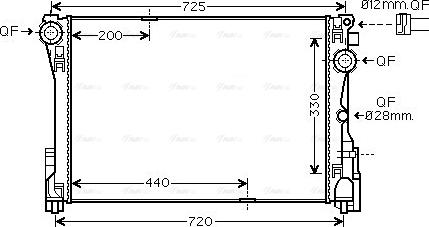 Ava Quality Cooling MS2693 - Radiaator,mootorijahutus www.avaruosad.ee