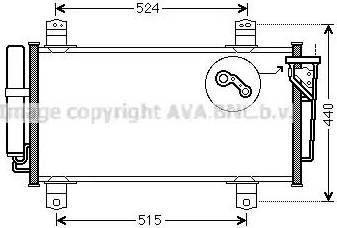 Ava Quality Cooling MZ5231D - Condenser, air conditioning www.avaruosad.ee