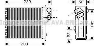 Ava Quality Cooling RT 6398 - Heat Exchanger, interior heating www.avaruosad.ee