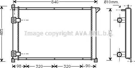 Ava Quality Cooling RT 2265 - Radiaator,mootorijahutus www.avaruosad.ee