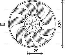 Ava Quality Cooling SB7504 - Fan, radiator www.avaruosad.ee