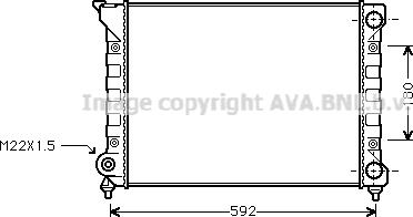 Ava Quality Cooling VNA2071 - Radiaator,mootorijahutus www.avaruosad.ee