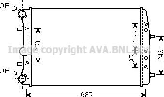 Ava Quality Cooling VN2374 - Radiators, Motora dzesēšanas sistēma www.avaruosad.ee
