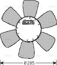 Ava Quality Cooling VN7525 - Fan, radiator www.avaruosad.ee