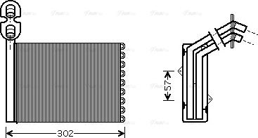 Ava Quality Cooling VNA6201 - Soojusvaheti,salongiküte www.avaruosad.ee