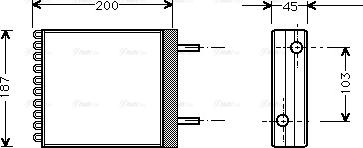Ava Quality Cooling VO 6066 - Heat Exchanger, interior heating www.avaruosad.ee