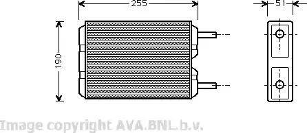 Ava Quality Cooling VO 6035 - Heat Exchanger, interior heating www.avaruosad.ee