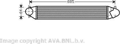 Ava Quality Cooling VW 4248 - Intercooler, charger www.avaruosad.ee