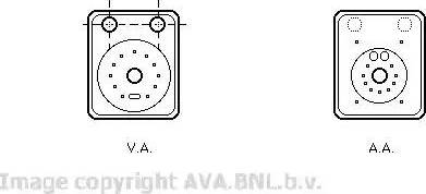 Ava Quality Cooling VW3093 - Oil Cooler, engine oil www.avaruosad.ee