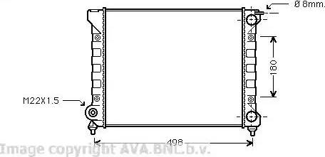 Ava Quality Cooling VW 2047 - Radiaator,mootorijahutus www.avaruosad.ee