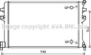 Ava Quality Cooling VW2383 - Radiaator,mootorijahutus www.avaruosad.ee