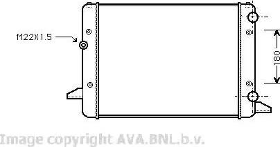 Ava Quality Cooling VWA2120 - Kylare, motorkylning www.avaruosad.ee