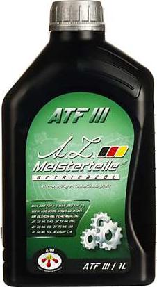 A.Z. Meisterteile ATF III 1L - Automatic Transmission Oil www.avaruosad.ee