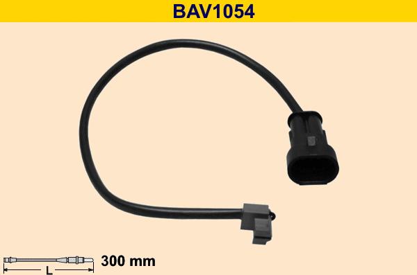 Barum BAV1054 - Warning Contact, brake pad wear www.avaruosad.ee