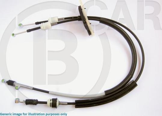 B CAR 001RN540 - Cable, manual transmission www.avaruosad.ee