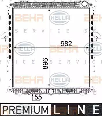 BEHR HELLA Service 8MK 376 737-081 - Radiators, Motora dzesēšanas sistēma www.avaruosad.ee