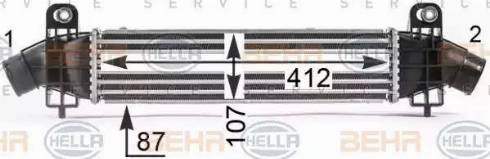 BEHR HELLA Service 8ML 376 700-734 - Kompressoriõhu radiaator www.avaruosad.ee