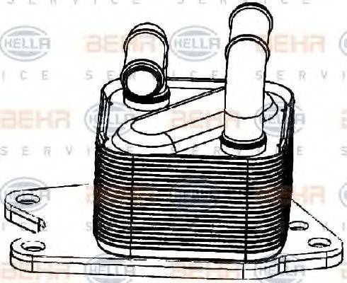 BEHR HELLA Service 8MO 376 729-251 - Oil Cooler, automatic transmission www.avaruosad.ee