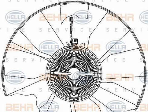 BEHR HELLA Service 8MV 376 906-721 - Ventilaator,mootorijahutus www.avaruosad.ee