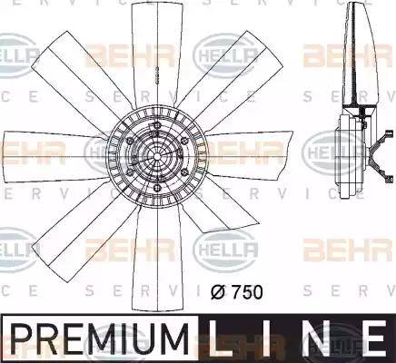 BEHR HELLA Service 8MV 376 731-301 - Ventilaator,mootorijahutus www.avaruosad.ee