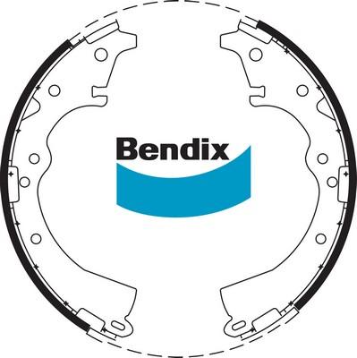 Bendix-AU BS1492 - Brake Set, drum brakes www.avaruosad.ee