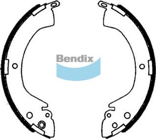Bendix-AU BS1760 - Brake Set, drum brakes www.avaruosad.ee