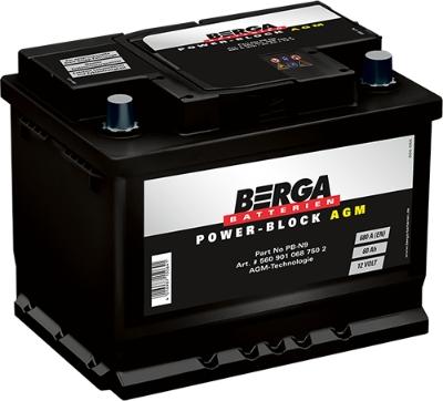 BERGA 5609010687502 - Starter Battery www.avaruosad.ee
