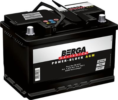 BERGA 5709010767502 - Starter Battery www.avaruosad.ee