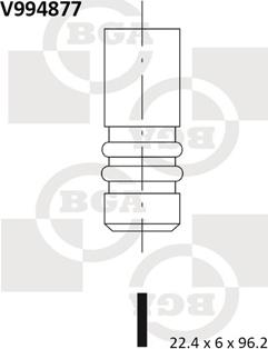 BGA V994877 - Выпускной клапан www.avaruosad.ee
