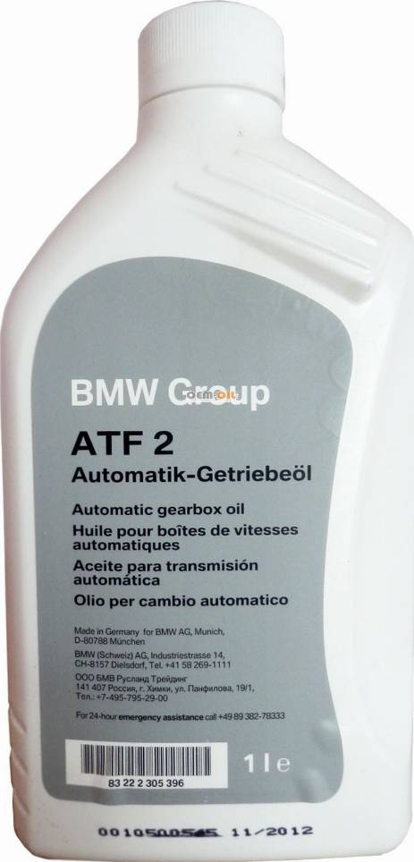 BMW 83 22 2 305 396 - Automatic Transmission Oil www.avaruosad.ee