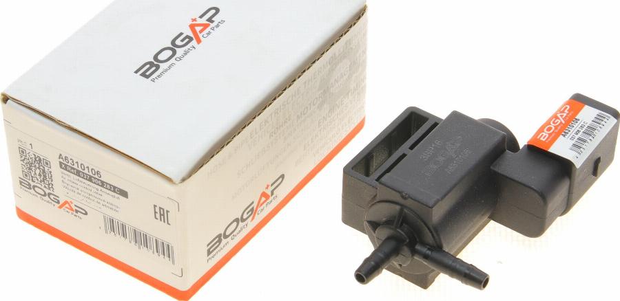 BOGAP A6310106 - Клапан, управление воздуха-впускаемый воздух www.avaruosad.ee