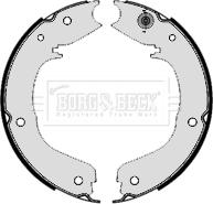 Borg & Beck BBS6423 - Brake Shoe Set, parking brake www.avaruosad.ee