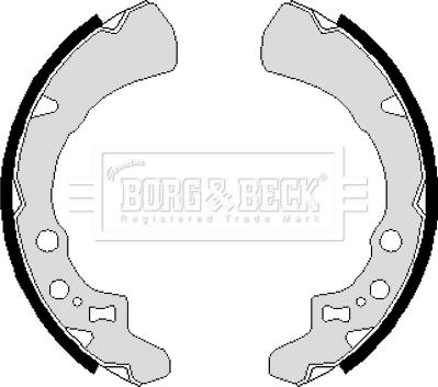 Borg & Beck BBS6099 - Brake Set, drum brakes www.avaruosad.ee