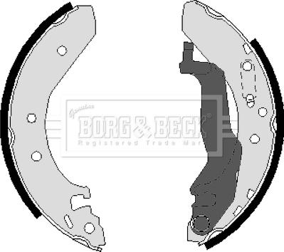 Borg & Beck BBS6223 - Brake Set, drum brakes www.avaruosad.ee